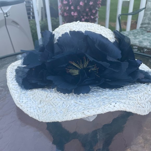 Vintage Early 1960s Fancy Sun Hat From Carson Pirie Scott and Company